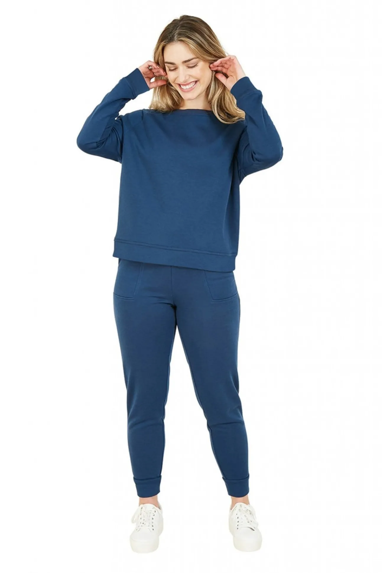 Women Yumi Jersey Relaxed Sweatshirt