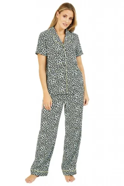 Women Yumi Leopard Print Pyjamas