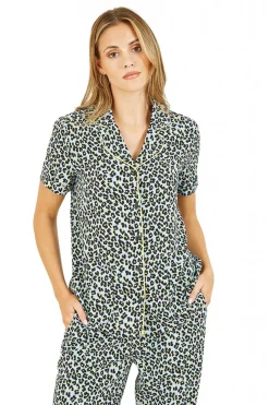 Women Yumi Leopard Print Pyjamas
