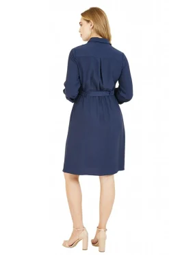 Women Yumi Military Shirtdress