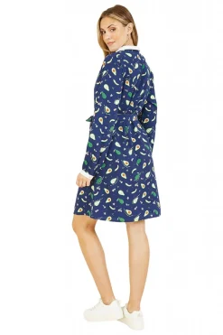 Women Yumi Recycled Avocado Print Shirt Dress