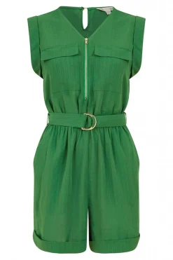 Women Yumi Utility Playsuit With Pockets