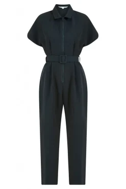 Women Yumi Zip Jumpsuit With Belt In